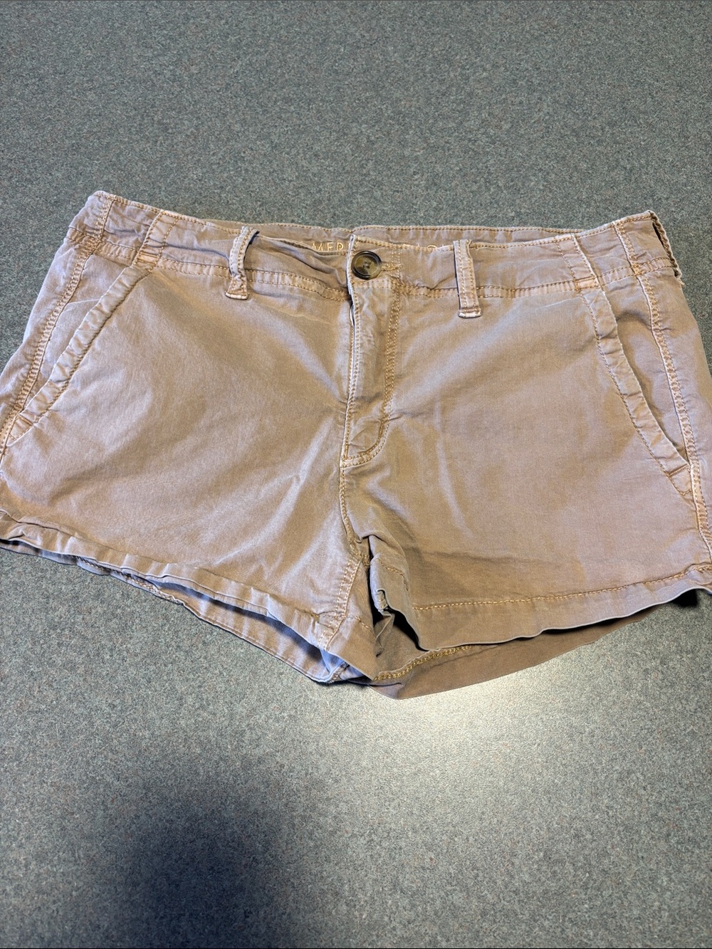 American Eagle Outfitters Women's Taupe Chino Shorts